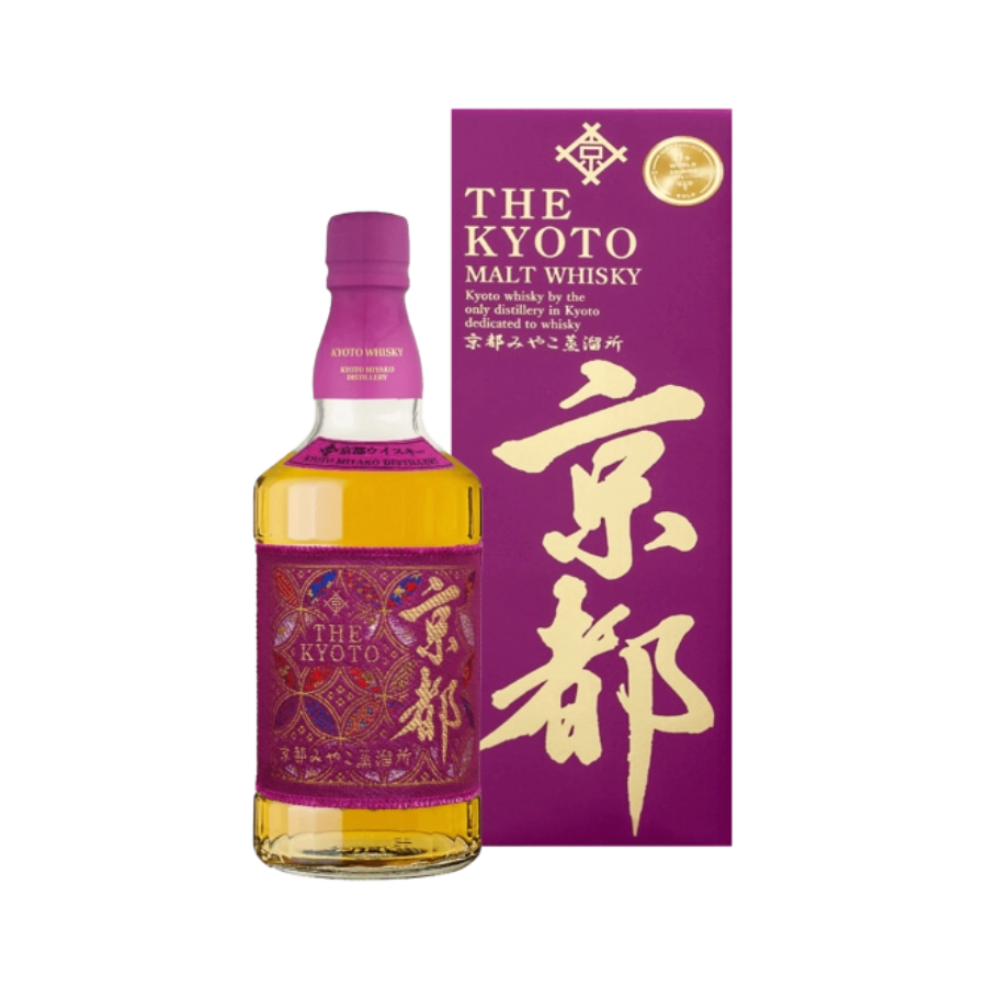 Rượu Whisky Nhật The Kyoto Nishijin Ori Murasaki-Obi Malt Whisky